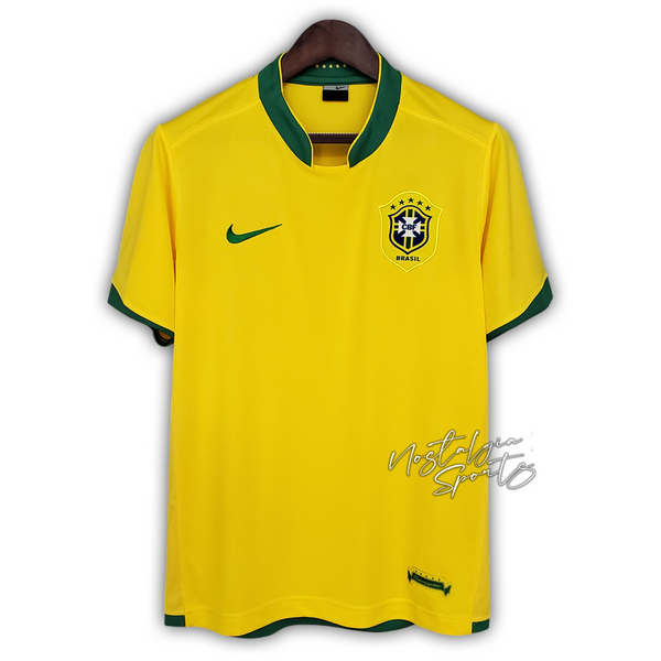 Camisa Brasil I 2006 - Retrô Nike