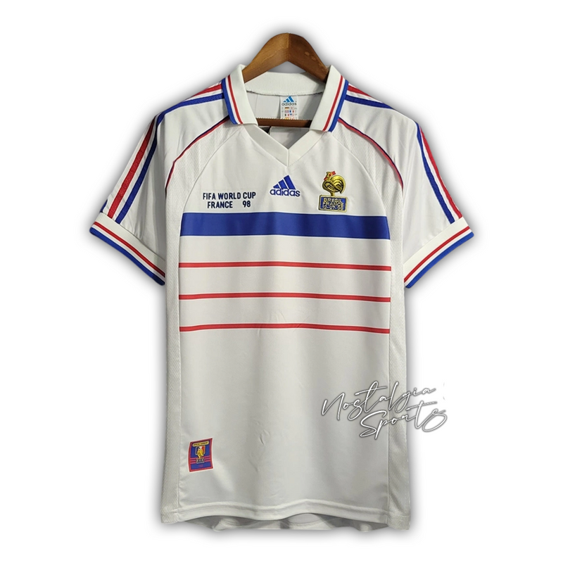 Camisa França II 1998 - Retrô Adidas