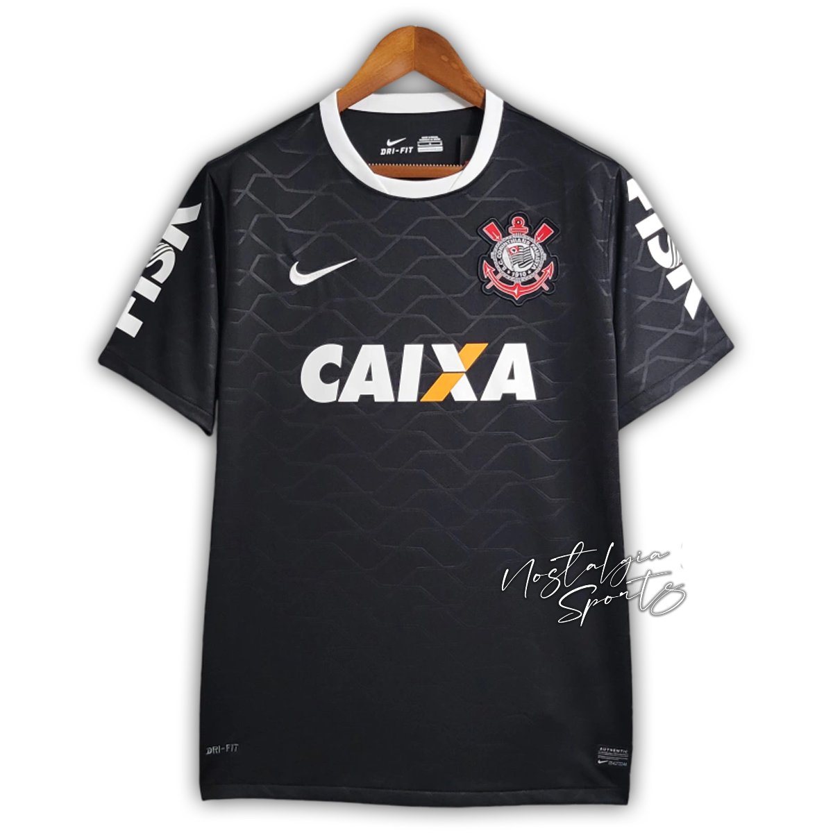 Camisa Corinthians Away 2012/13 - Retrô Nike Masculino - Preto