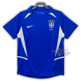 Camisa Brasil Away 2002 - Retrô Nike Masculino - Azul