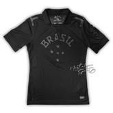 Camisa Brasil Black 2013 - Retrô Nike Masculino - Preto