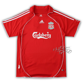 Camisa Liverpool Home 2006/07 - Retrô Adidas Masculino - Vermelho