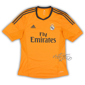Camisa Real Madrid Third 2013/14 - Retrô Adidas Masculina - Laranja