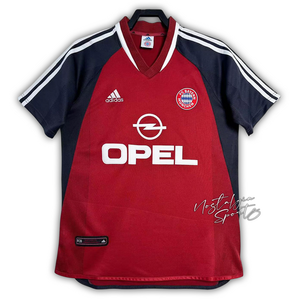 Camisa Bayern de Munique I 2001/02 - Retrô Adidas