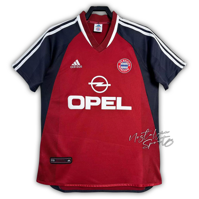 Camisa Bayern de Munique I 2001/02 - Retrô Adidas