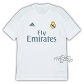 Camisa Real Madrid Home 2015/16 - Retrô Adidas Masculina - Branca